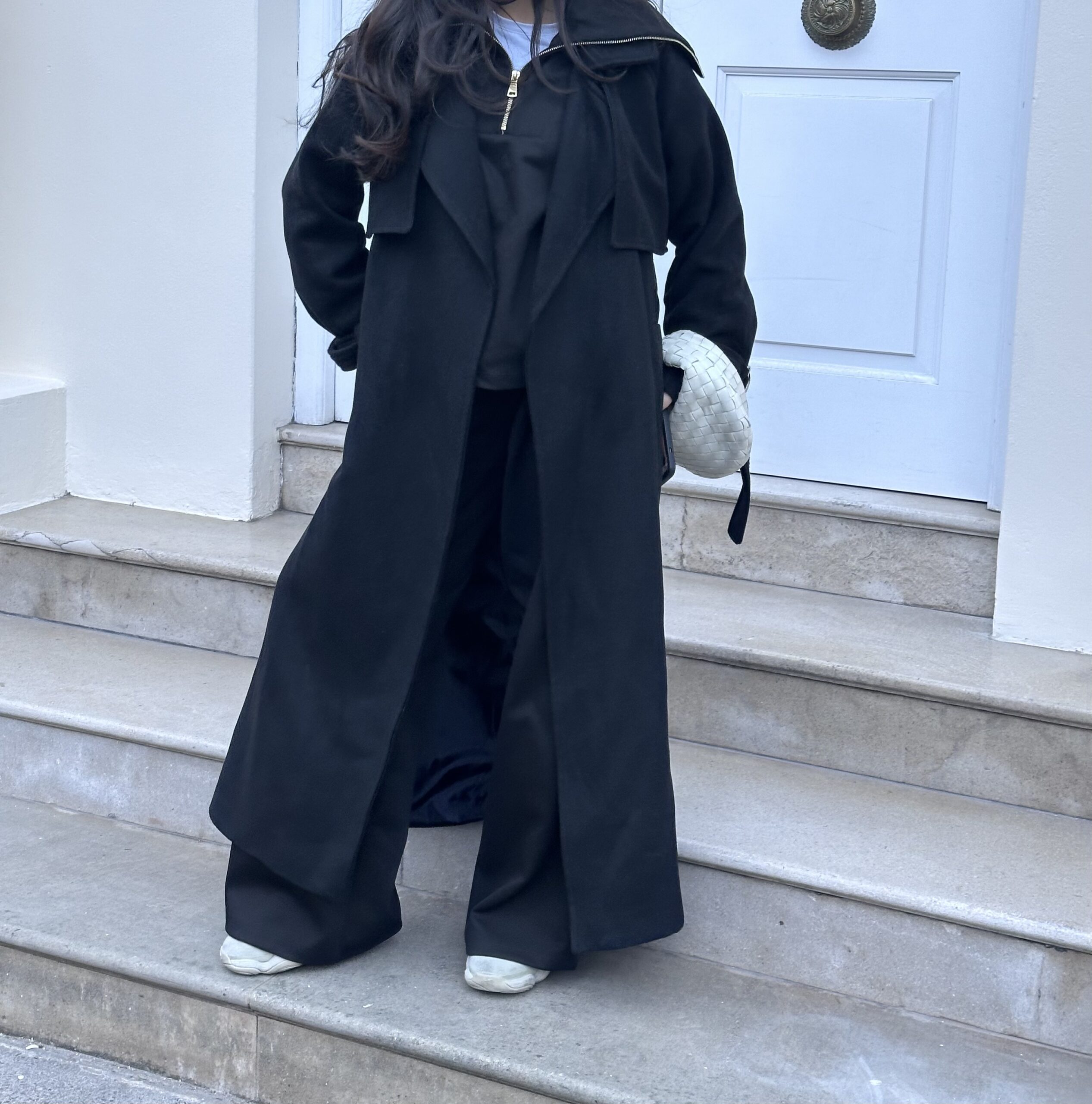 Winter Cinch Coat Black